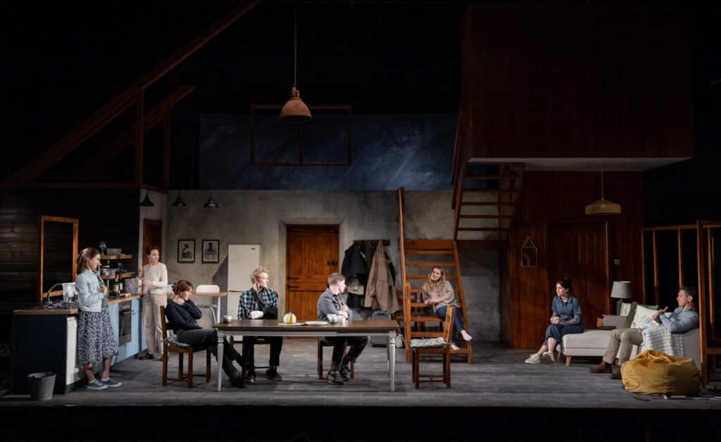 The cast of 'Reunion' on stage.