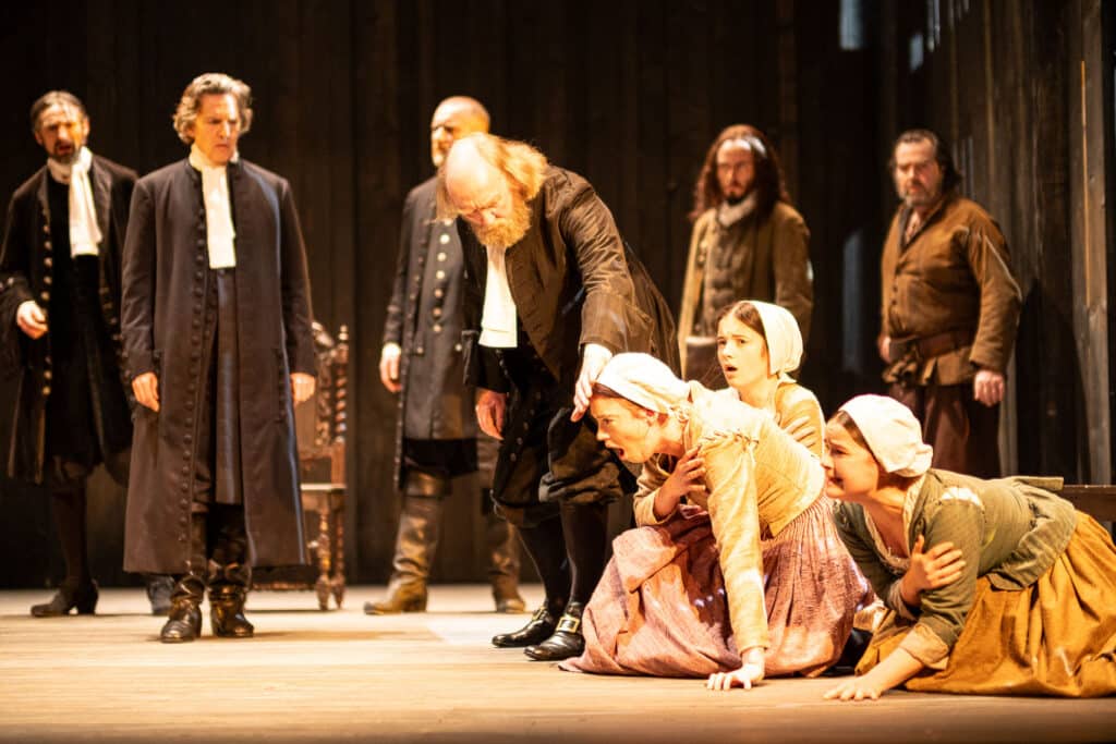 Production shot of 'The Crucible'