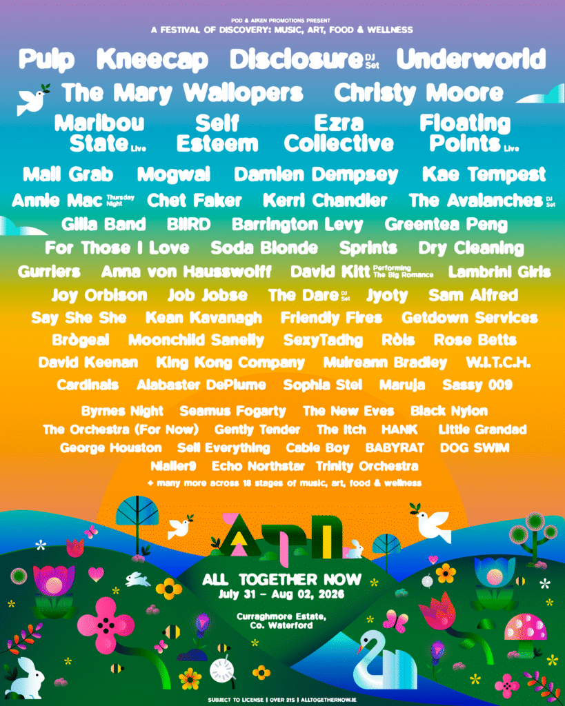 All Together Now Lineup Poster