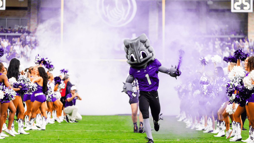 TCU Mascot Superfrog